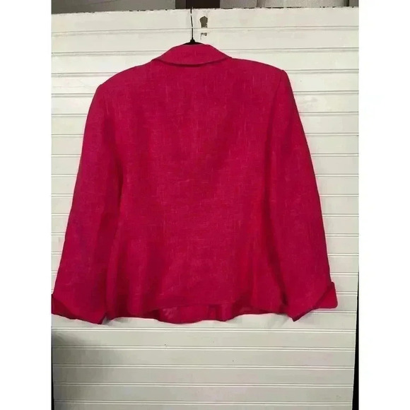 harve benard Pink Linen Blazer - Picture 4 of 7